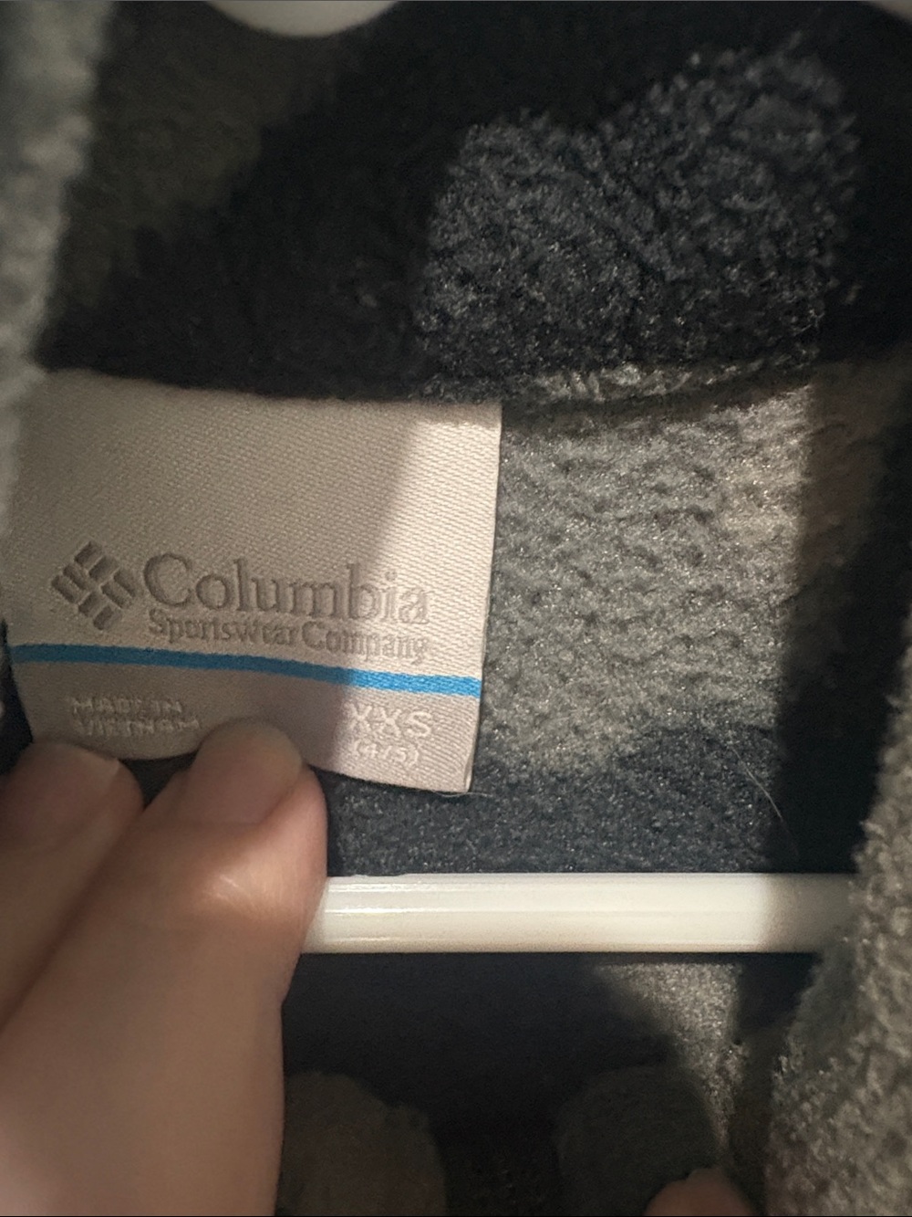 Columbia Gray Camouflage Fleece Jacket - Picture 2 of 3